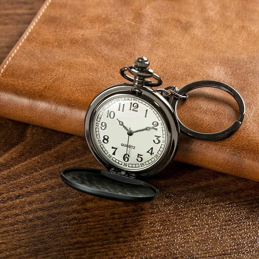 Black To My Grandpa Pocket Watch Car Bike Key Chain Key Ring Men Grandfather Gift Key Chain Black To My Grandpa Pocket Watch Car Bike Key Chain Key Ring Men Grandfather Gift Key Chain