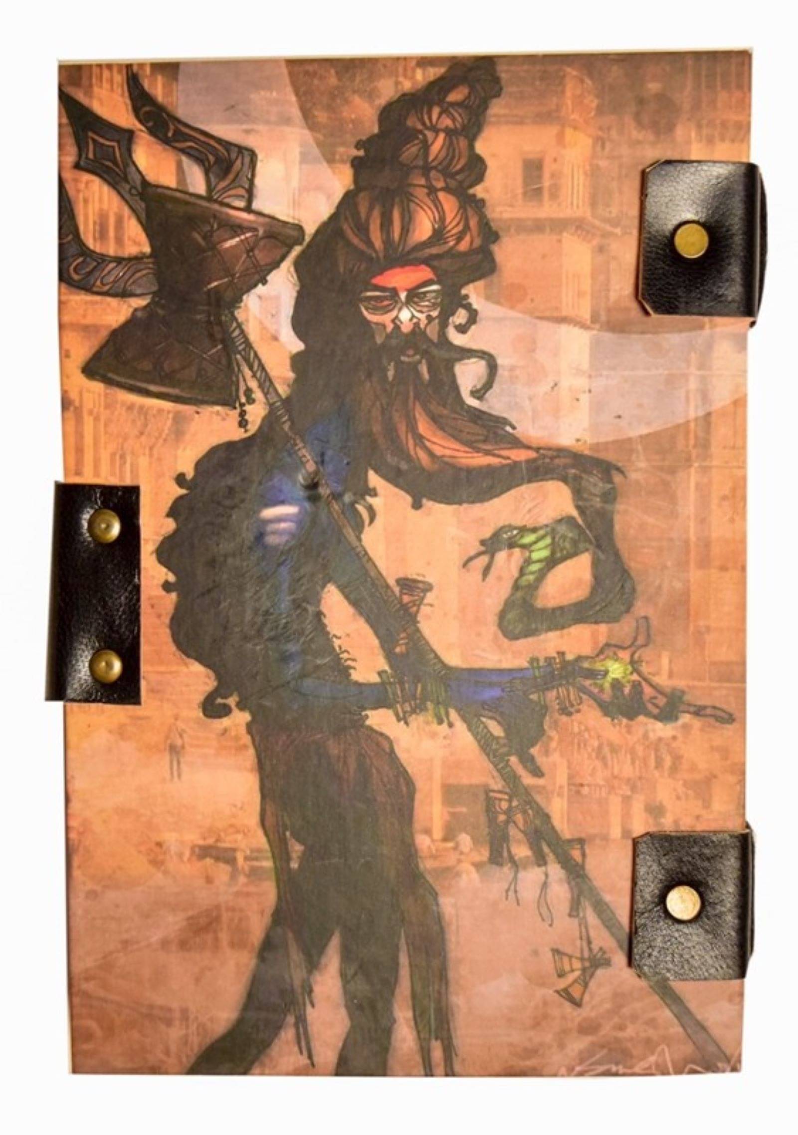 God Shiva Printed Diary With 100% Handmade Recycled Cotton Paper A5 Diary Unruled 144 Pages (Multicolor)     			God Shiva Printed Diary With 100% Handmade Recycled Cotton Paper A5 Diary Unruled 144 Pages (Multicolor)
