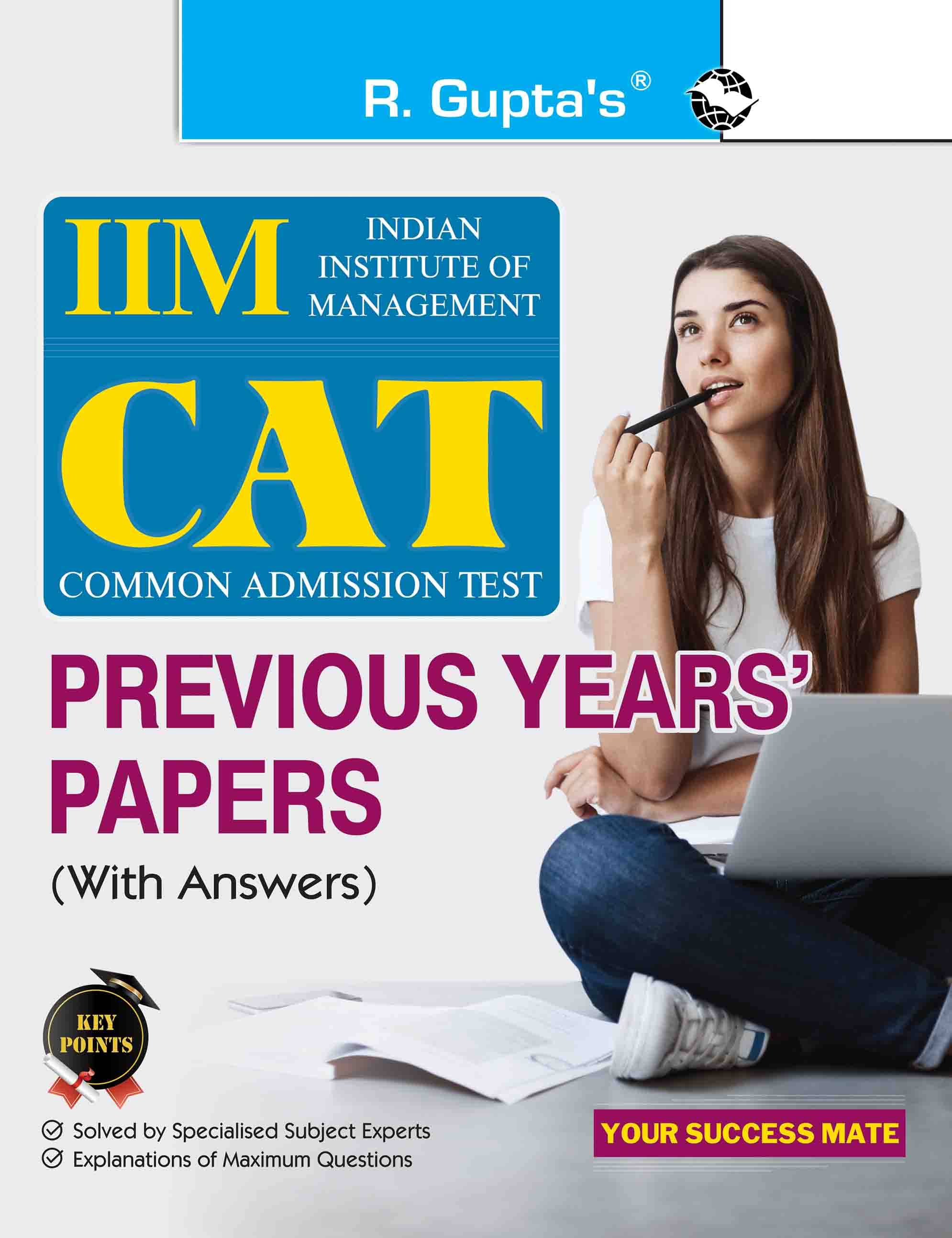     			IIM-CAT (Common Admission Test) Previous Years' Papers (With Answers)