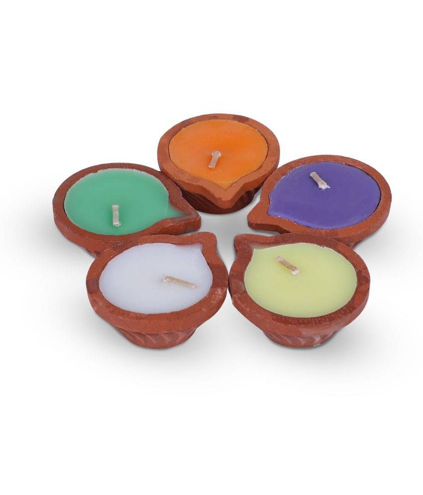 Iris Home Fragrances Multicolor Aromatic Wax Tea Light Candle 2.3 cm ( Pack of 2 ) Iris Home Fragrances Multicolor Aromatic Wax Tea Light Candle 2.3 cm ( Pack of 2 )