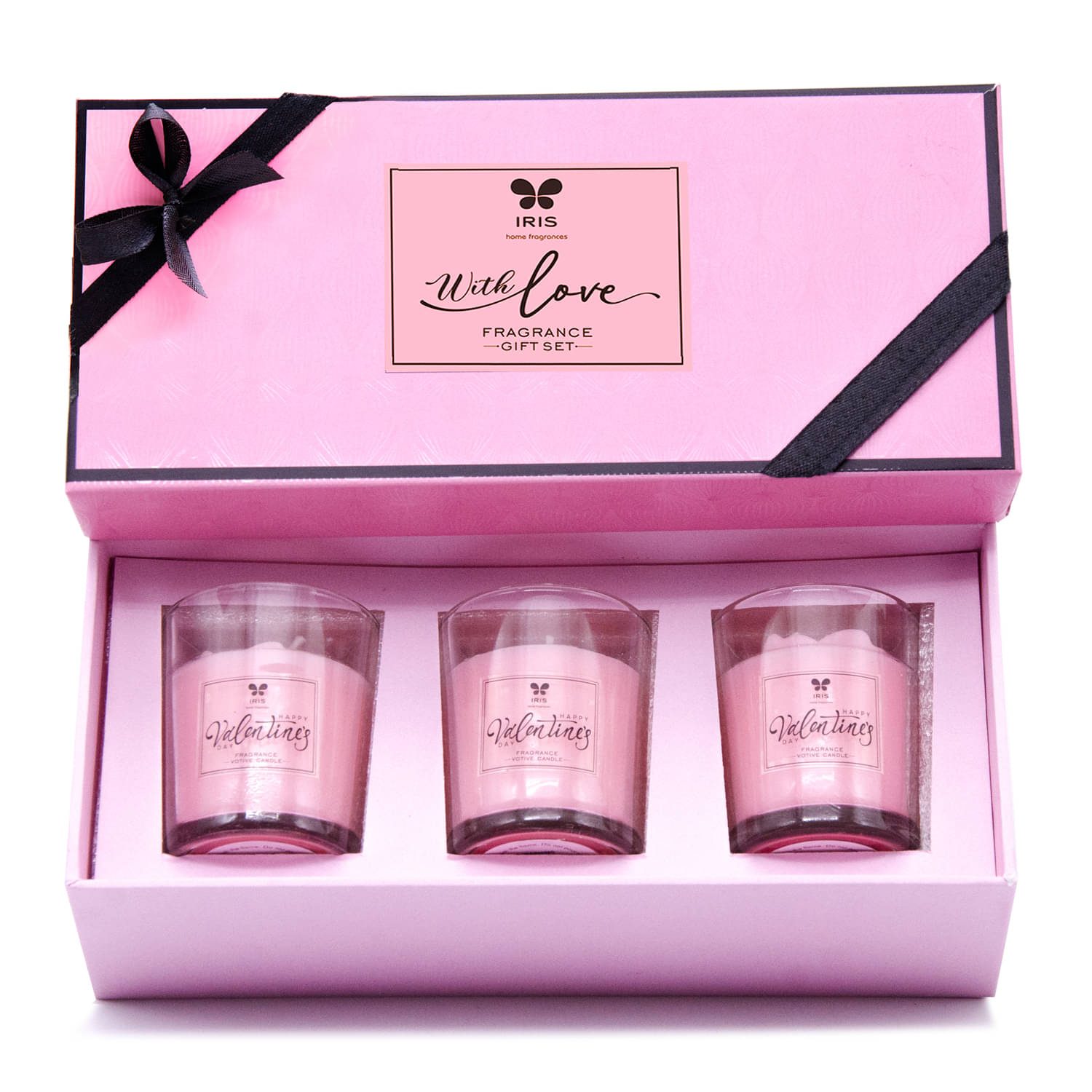 Iris Home Fragrances Pink Votive Jar Candle 6.5 cm ( Pack of 1 ) Iris Home Fragrances Pink Votive Jar Candle 6.5 cm ( Pack of 1 )
