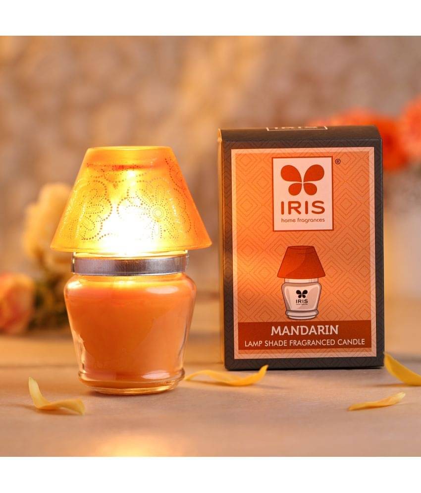 Iris Home Fragrances Yellow Mandarin Pillar Candle 12.8 cm ( Pack of 1 ) Iris Home Fragrances Yellow Mandarin Pillar Candle 12.8 cm ( Pack of 1 )