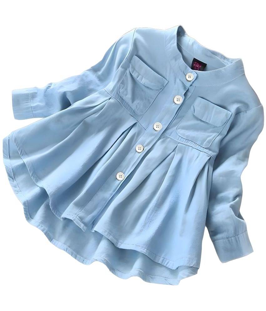     			MODERN HUTT Denim A-line Dress For Girls ( Pack of 1 , Light Blue )