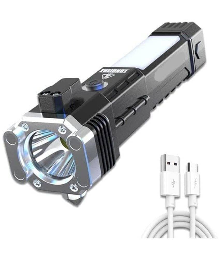     			MZ - 3W Rechargeable Flashlight Torch ( Pack of 1 )