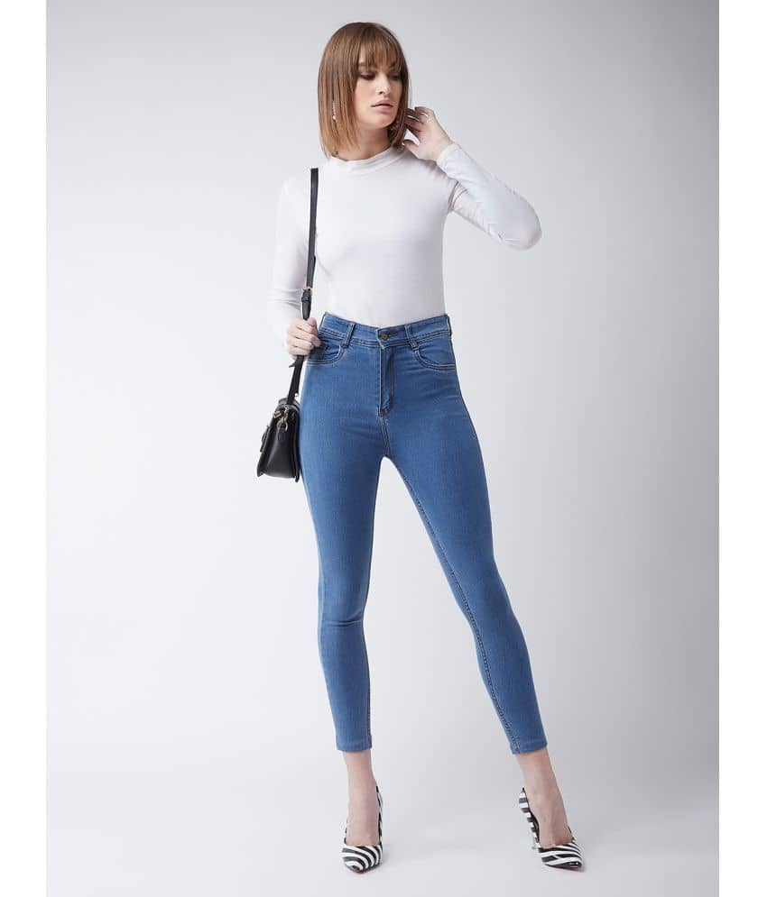 Miss Chase - Blue Denim Skinny Fit Women's Jeans ( Pack of 1 ) - Jeans | Buy online on ZillyBuy