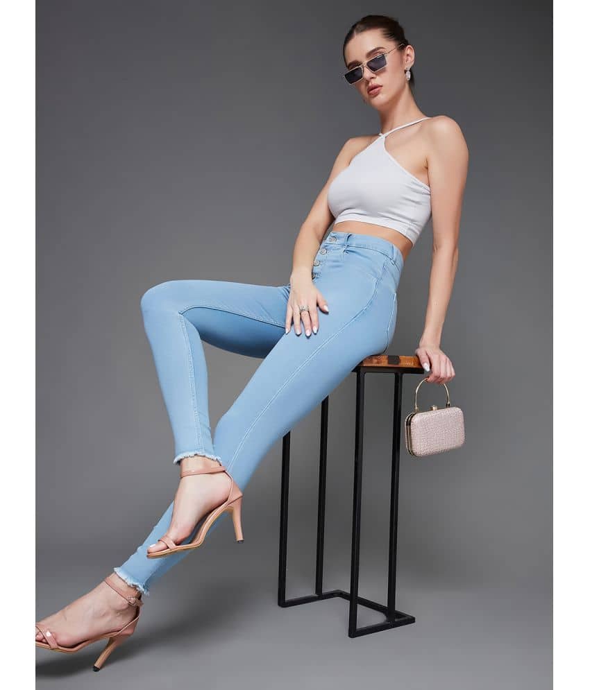 Miss Chase - Light Blue Denim Skinny Fit Women's Jeans ( Pack of 1 ) - Jeans | Buy online on ZillyBuy