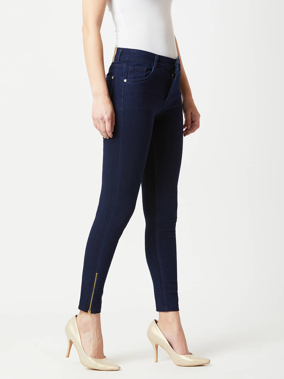     			Miss Chase - Navy Blue Denim Skinny Fit Women's Jeans ( Pack of 1 )