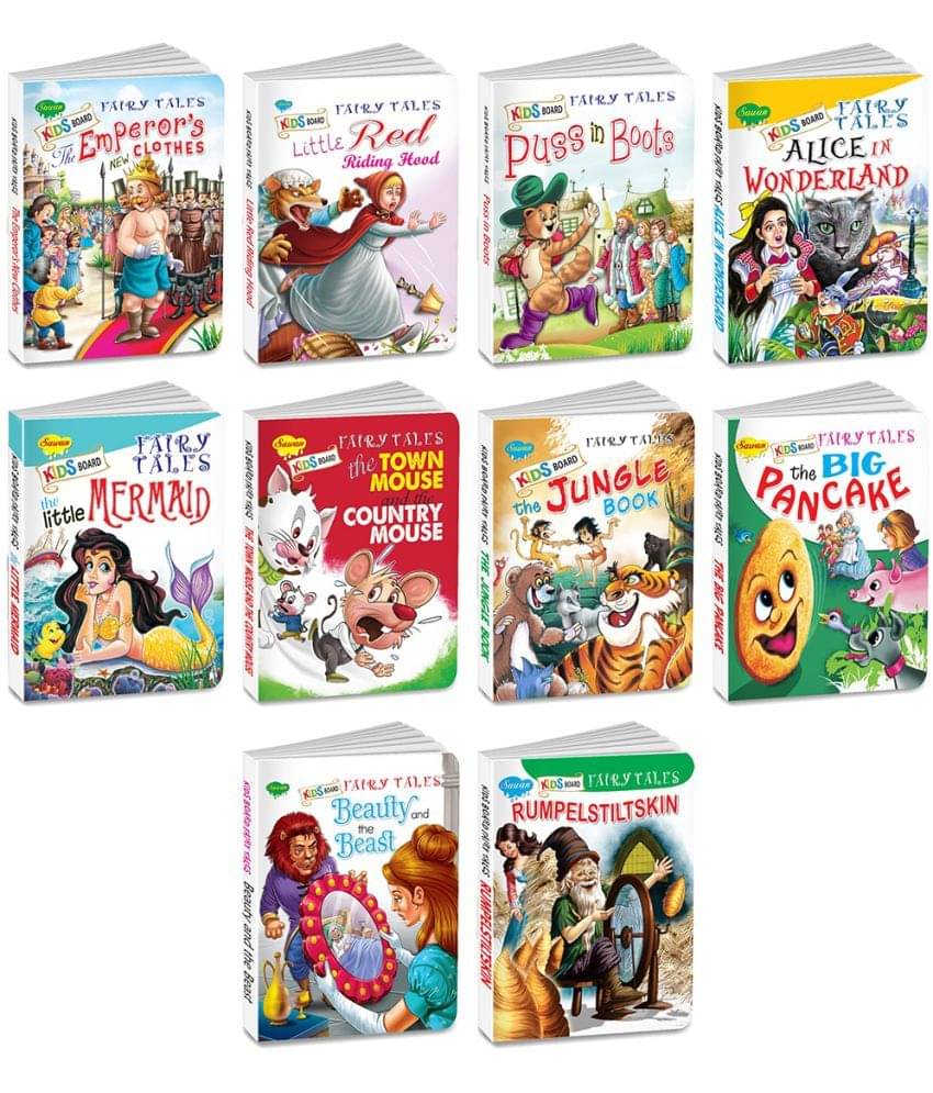 My First Kids Board Fairy tale Combo of 10 Books | Set of 10 Board Books (v4)     			My First Kids Board Fairy tale Combo of 10 Books | Set of 10 Board Books (v4)