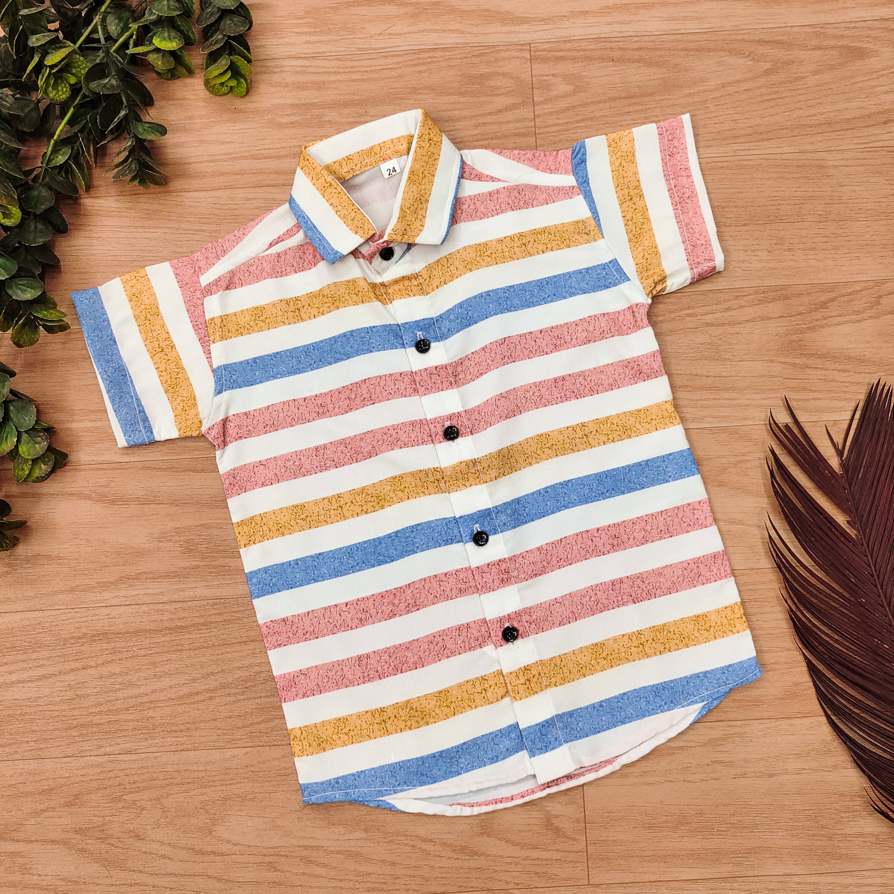     			Dutt Creation Pack of 1 Boys Cotton Blend Shirt ( Multi Color )