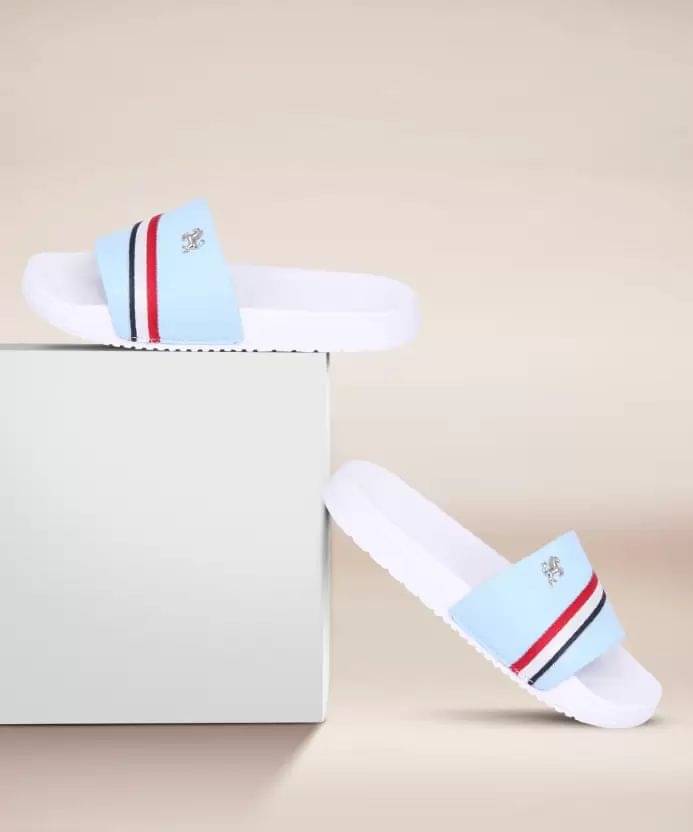     			PERY PAO Blue Men's Slide Flip Flop
