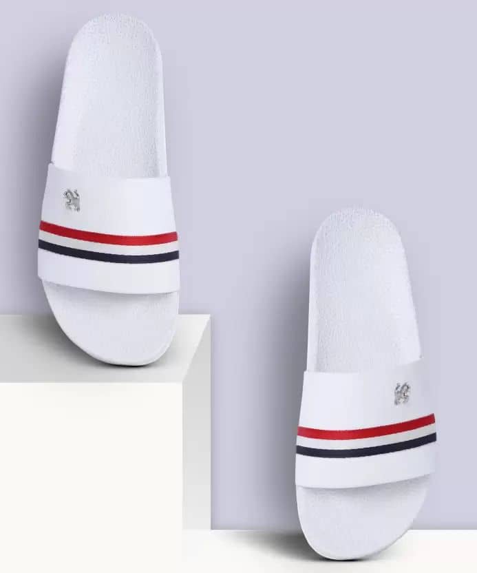 PERY PAO White Men's Slide Flip Flop