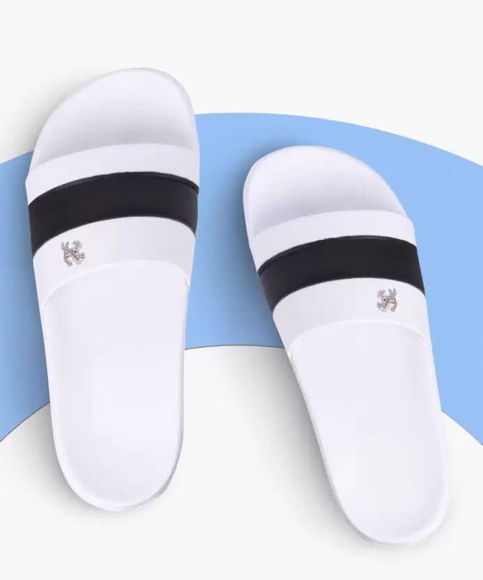 PERY PAO White Men's Slide Flip Flop