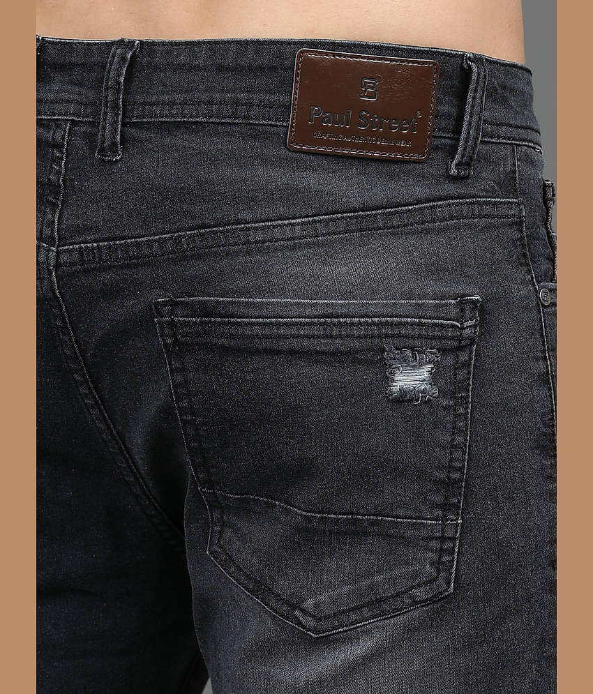 Paul Street Slim Fit Distressed Men's Jeans - Light Grey ( Pack of 1 )