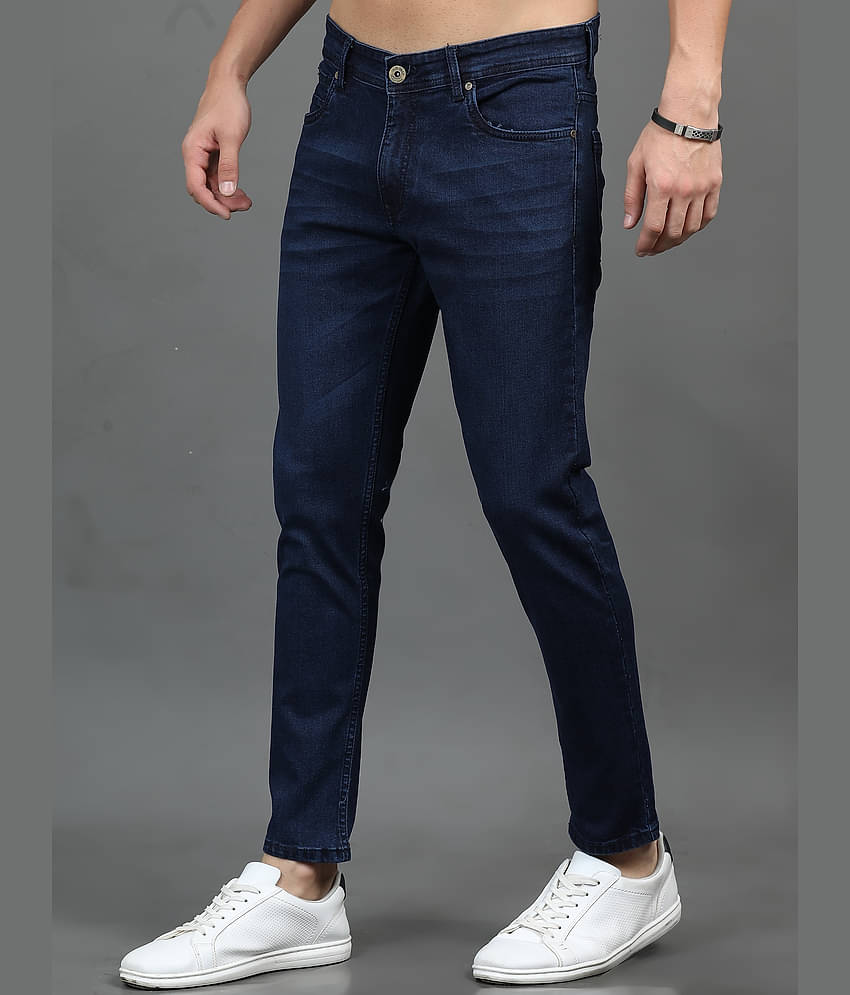 Paul Street Slim Fit Washed Men's Jeans - Blue ( Pack of 1 )