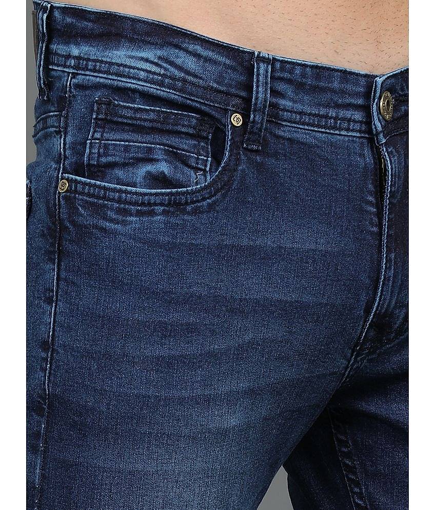 Paul Street Slim Fit Washed Men's Jeans - Blue ( Pack of 1 )