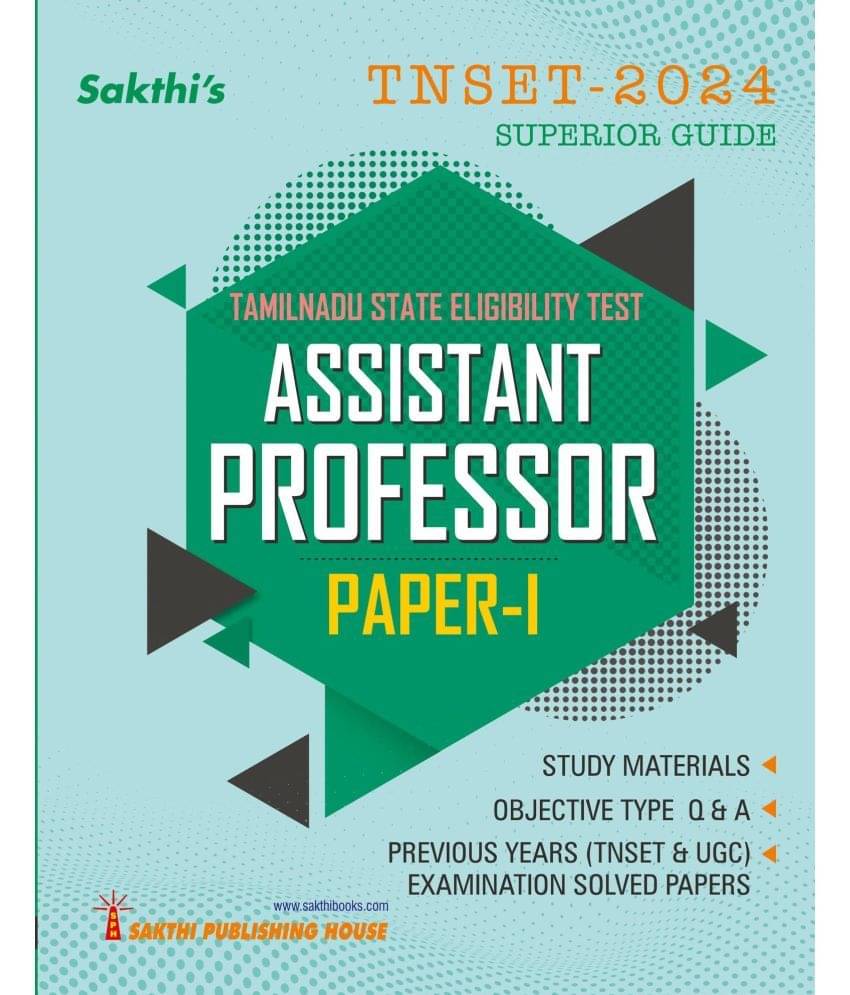 Tnset Assistant Professor Paper I Study Materials and Objective Type Q & A English Tnset Assistant Professor Paper I Study Materials and Objective Type Q & A English