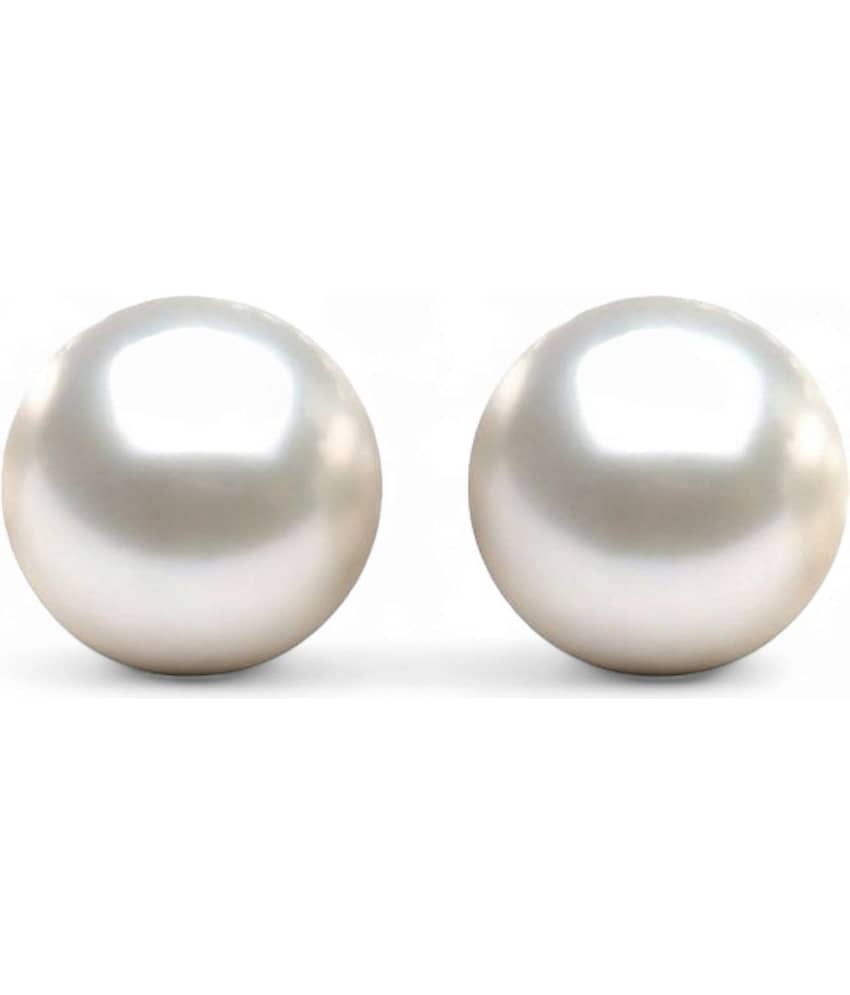 VIVASTRI White Stud Earrings ( Pack of 1 ) - Earrings | Buy online on ZillyBuy