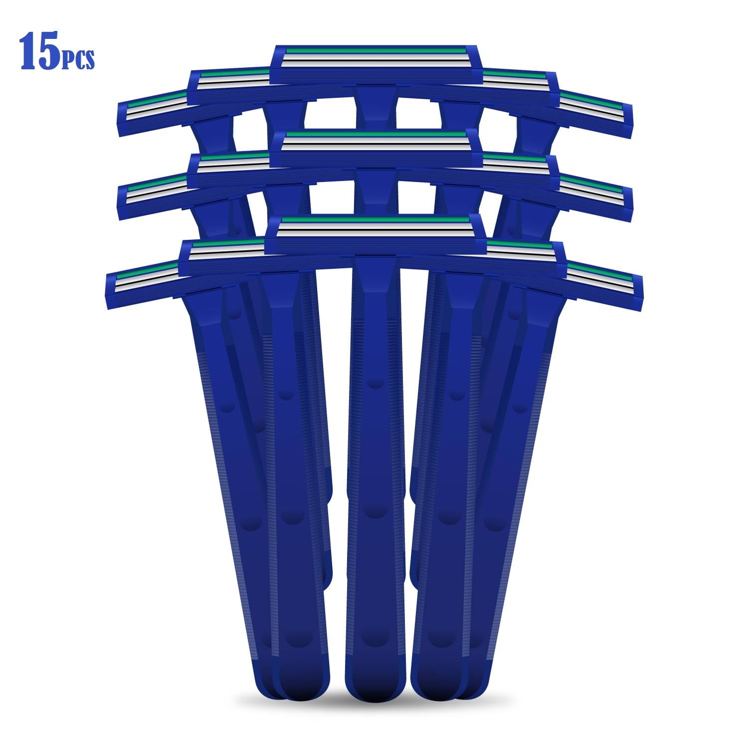     			VI-JOHN Shavepro Twin Blade Disposable Razor Pack of 3 (15 Razors)