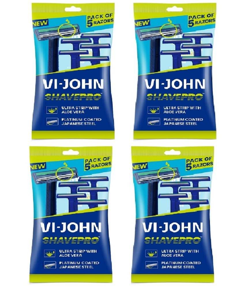     			Vi-John Disposable Easy Grip Stable Razor for All Skin Pack of 4
