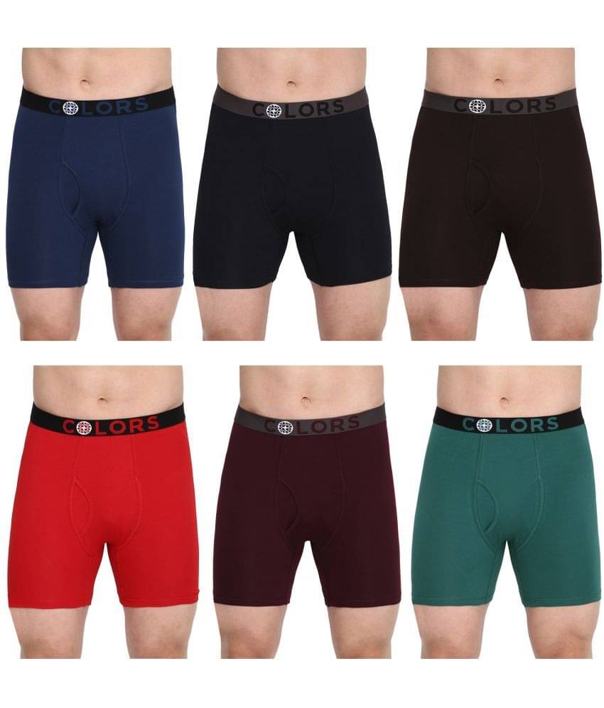 COLORS by Rupa Frontline Multicolor Cotton Men's Briefs ( Pack of 6 ) COLORS by Rupa Frontline Multicolor Cotton Men's Briefs ( Pack of 6 )