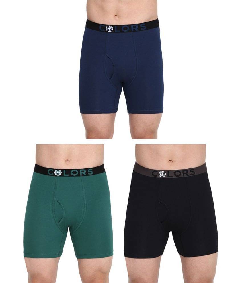 COLORS by Rupa Frontline Multicolor Cotton Men's Briefs ( Pack of 3 ) COLORS by Rupa Frontline Multicolor Cotton Men's Briefs ( Pack of 3 )
