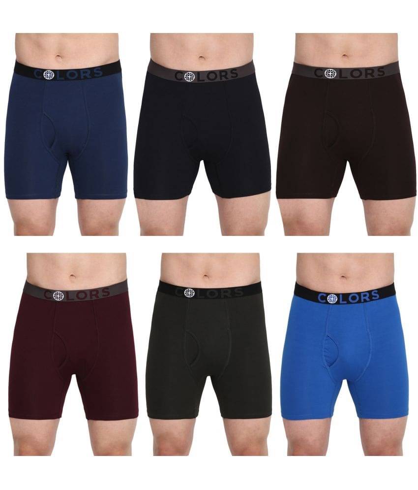     			COLORS by Rupa Frontline Multicolor Cotton Men's Briefs ( Pack of 6 )