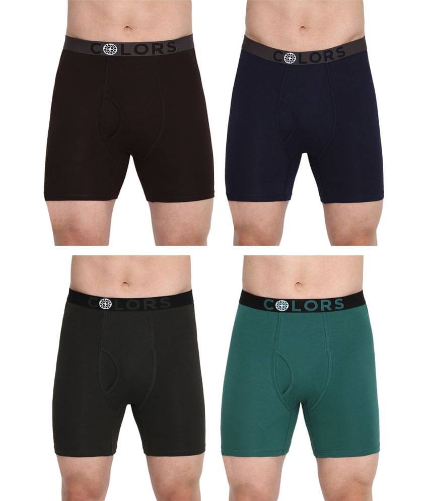     			COLORS by Rupa Frontline Multicolor Cotton Men's Briefs ( Pack of 4 )