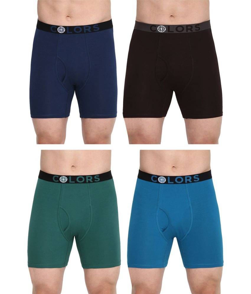 COLORS by Rupa Frontline Multicolor Cotton Men's Briefs ( Pack of 4 )     			COLORS by Rupa Frontline Multicolor Cotton Men's Briefs ( Pack of 4 )