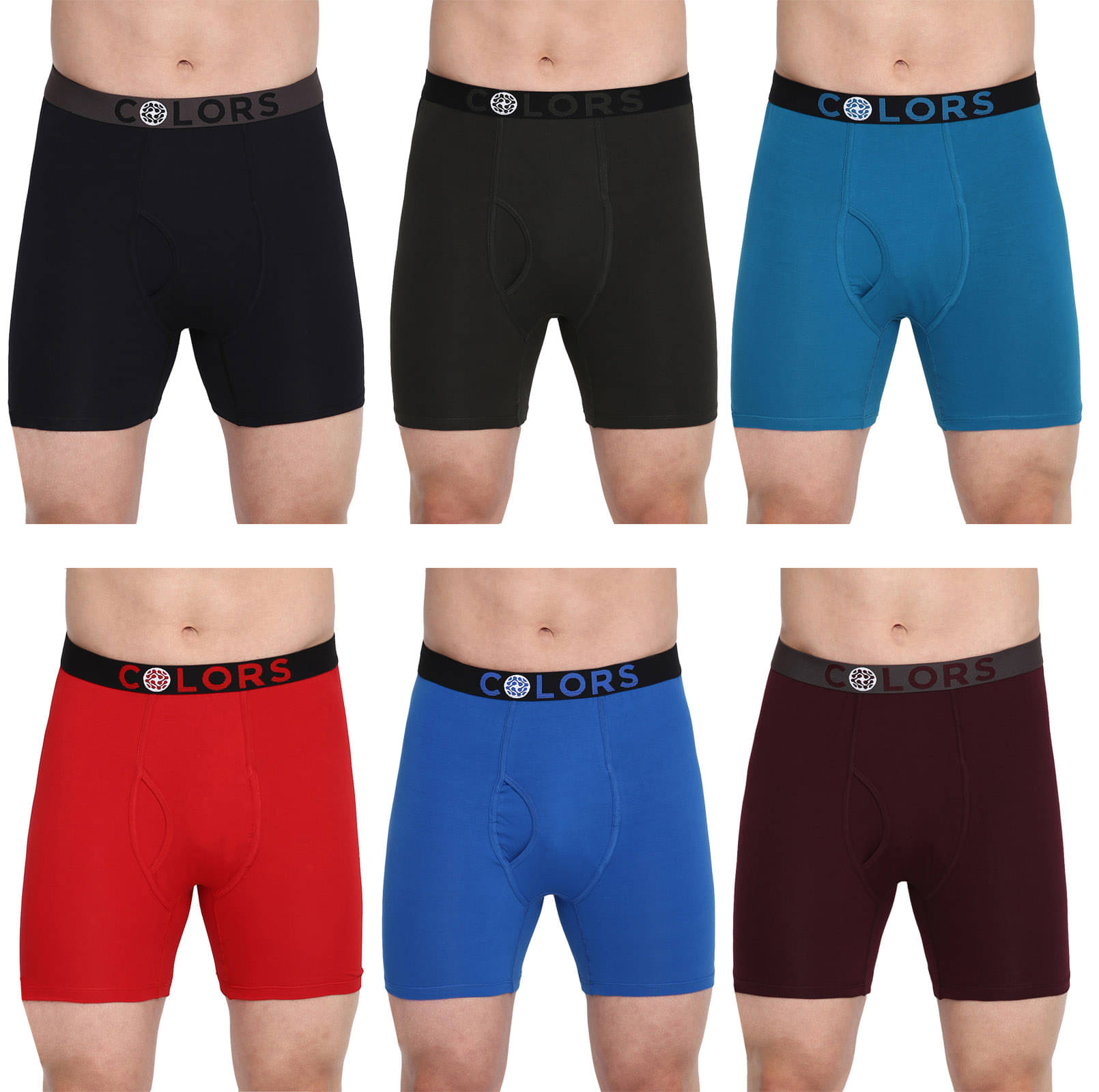 COLORS by Rupa Frontline Multicolor Cotton Men's Briefs ( Pack of 6 ) COLORS by Rupa Frontline Multicolor Cotton Men's Briefs ( Pack of 6 )