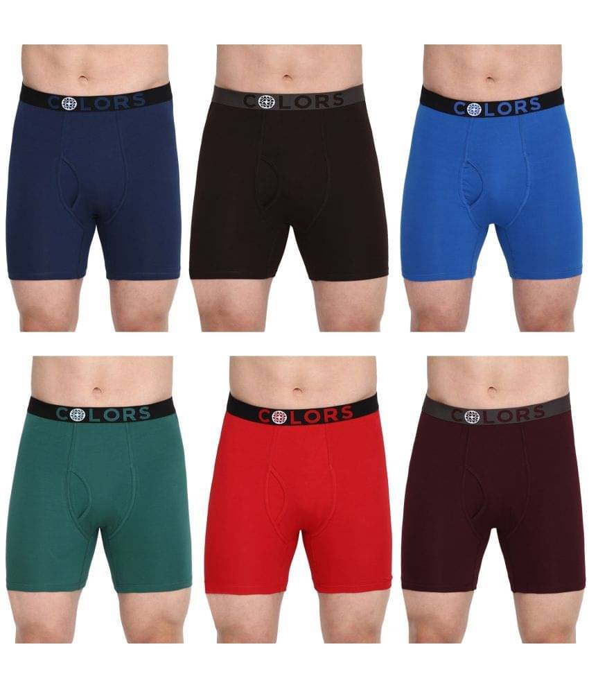 COLORS by Rupa Frontline Multicolor Cotton Men's Briefs ( Pack of 6 ) COLORS by Rupa Frontline Multicolor Cotton Men's Briefs ( Pack of 6 )