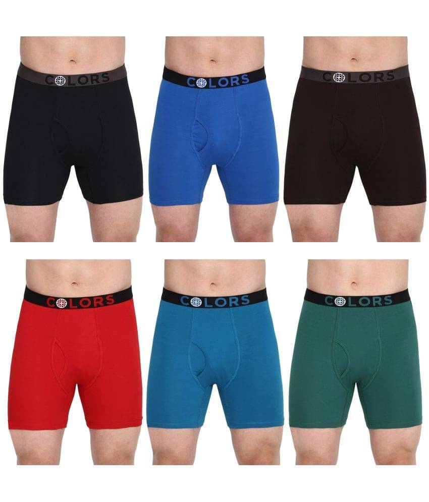 COLORS by Rupa Frontline Multicolor Cotton Men's Briefs ( Pack of 6 )     			COLORS by Rupa Frontline Multicolor Cotton Men's Briefs ( Pack of 6 )