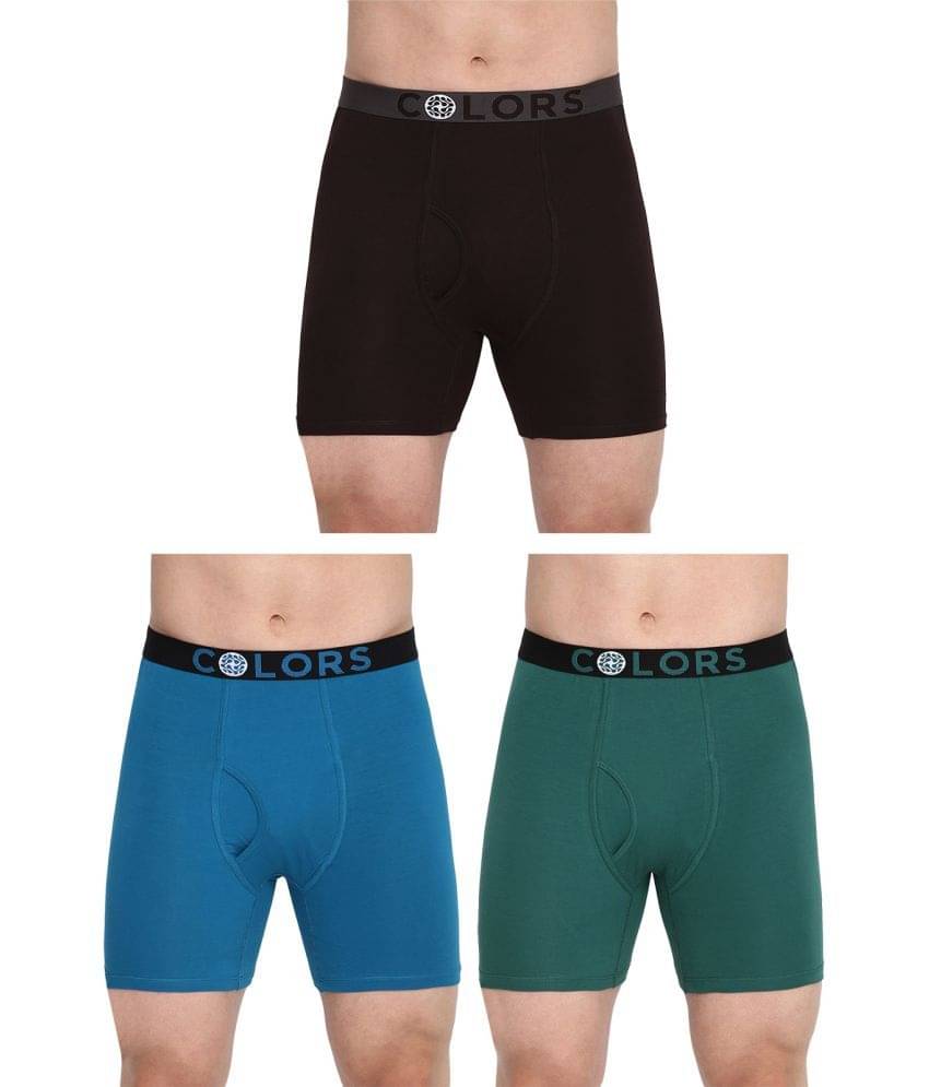     			COLORS by Rupa Frontline Multicolor Cotton Men's Briefs ( Pack of 3 )