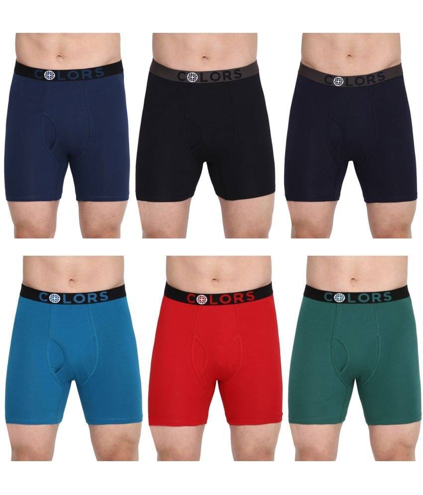 COLORS by Rupa Frontline Multicolor Cotton Men's Briefs ( Pack of 6 ) COLORS by Rupa Frontline Multicolor Cotton Men's Briefs ( Pack of 6 )