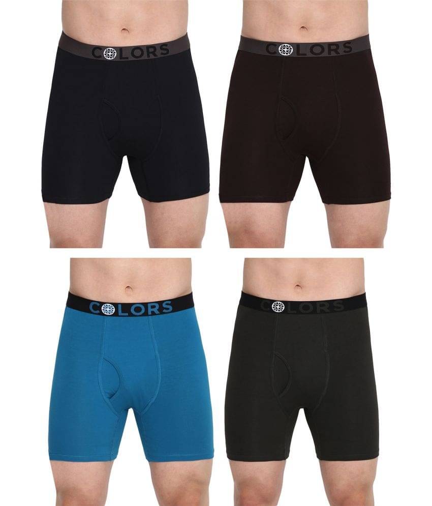     			COLORS by Rupa Frontline Multicolor Cotton Men's Briefs ( Pack of 4 )