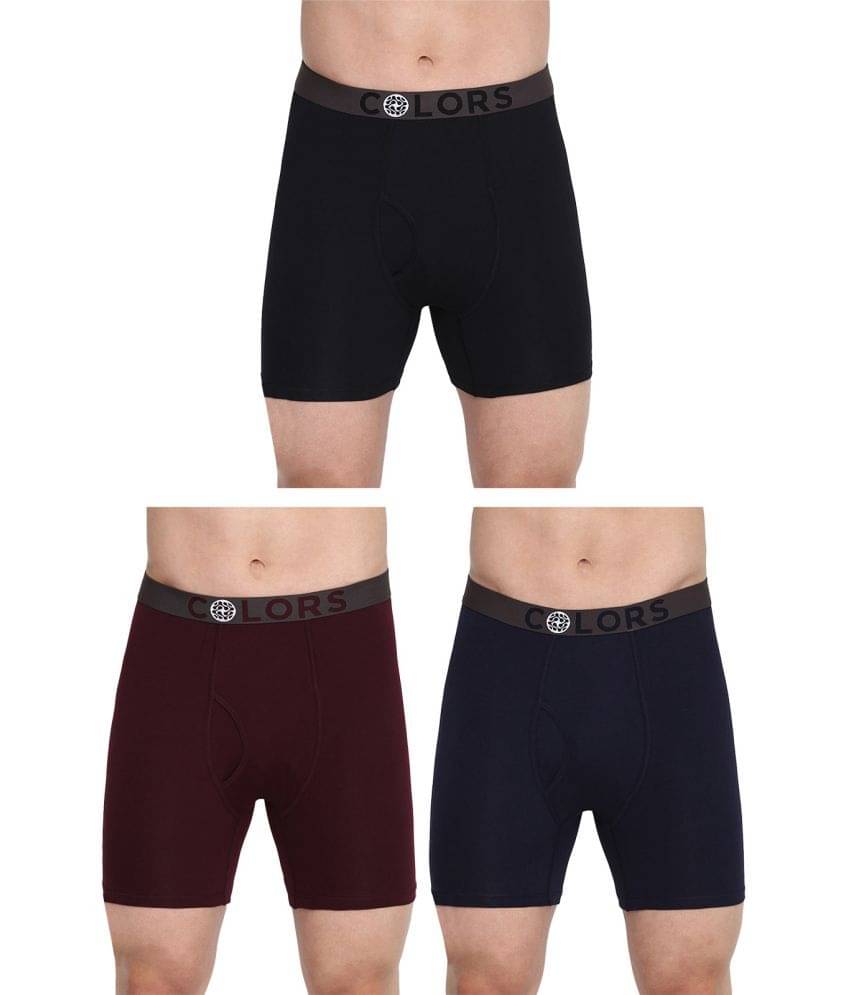     			COLORS by Rupa Frontline Multicolor Cotton Men's Briefs ( Pack of 3 )