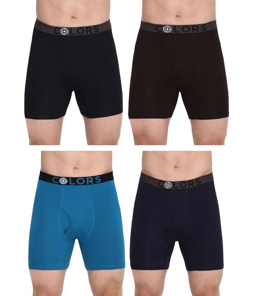 COLORS by Rupa Frontline Multicolor Cotton Men's Briefs ( Pack of 4 ) COLORS by Rupa Frontline Multicolor Cotton Men's Briefs ( Pack of 4 )