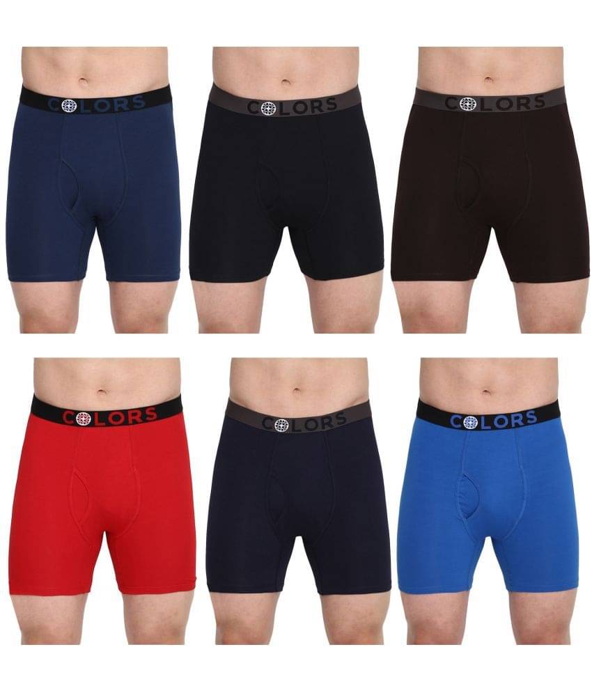     			COLORS by Rupa Frontline Multicolor Cotton Men's Briefs ( Pack of 6 )