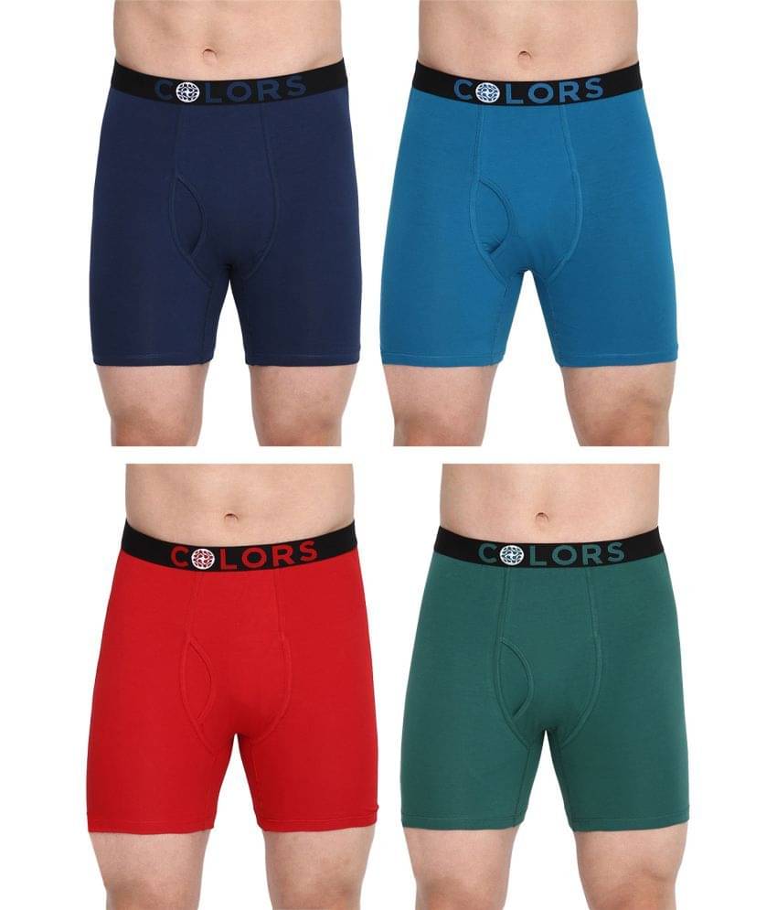 COLORS by Rupa Frontline Multicolor Cotton Men's Briefs ( Pack of 4 )     			COLORS by Rupa Frontline Multicolor Cotton Men's Briefs ( Pack of 4 )