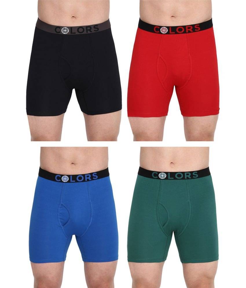 COLORS by Rupa Frontline Multicolor Cotton Men's Briefs ( Pack of 4 )     			COLORS by Rupa Frontline Multicolor Cotton Men's Briefs ( Pack of 4 )