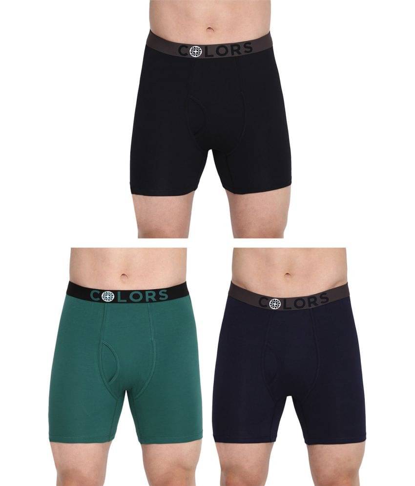 COLORS by Rupa Frontline Multicolor Cotton Men's Briefs ( Pack of 3 ) COLORS by Rupa Frontline Multicolor Cotton Men's Briefs ( Pack of 3 )