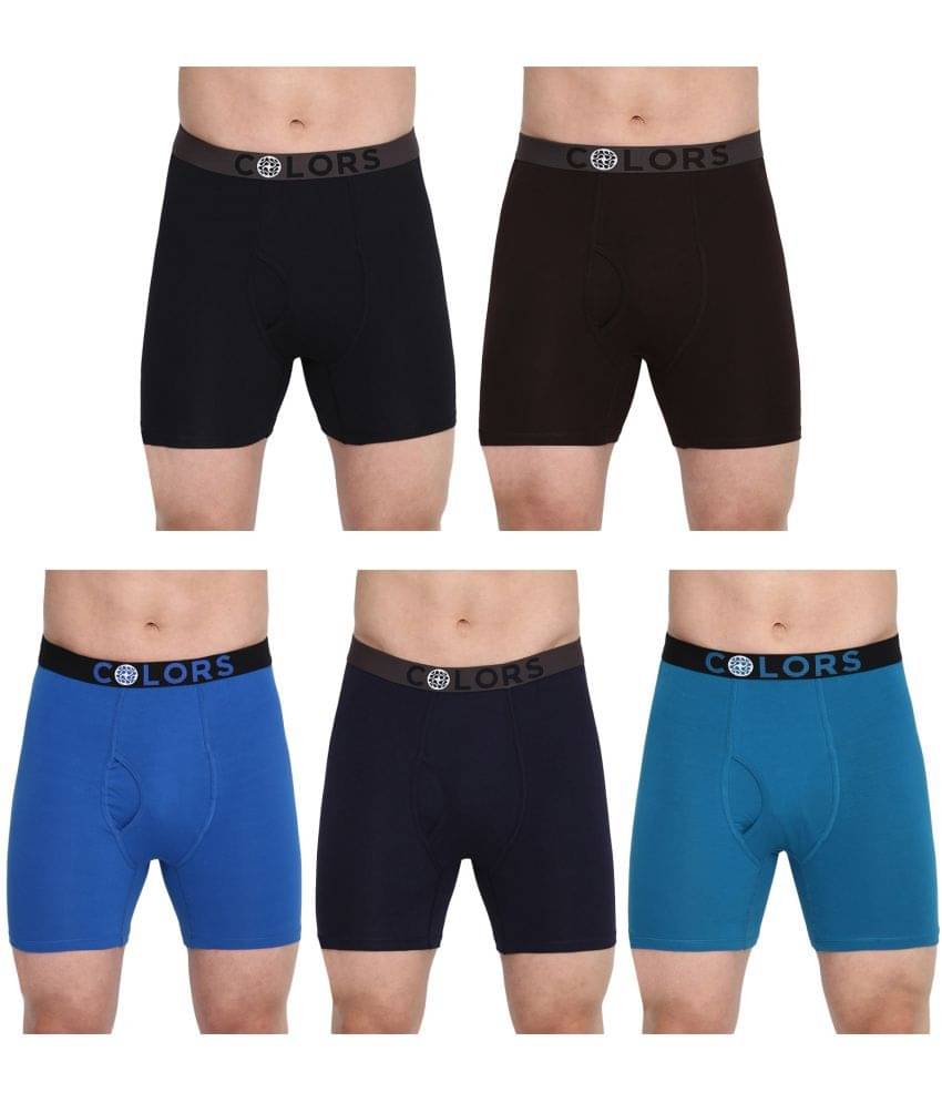     			COLORS by Rupa Frontline Multicolor Cotton Men's Briefs ( Pack of 5 )