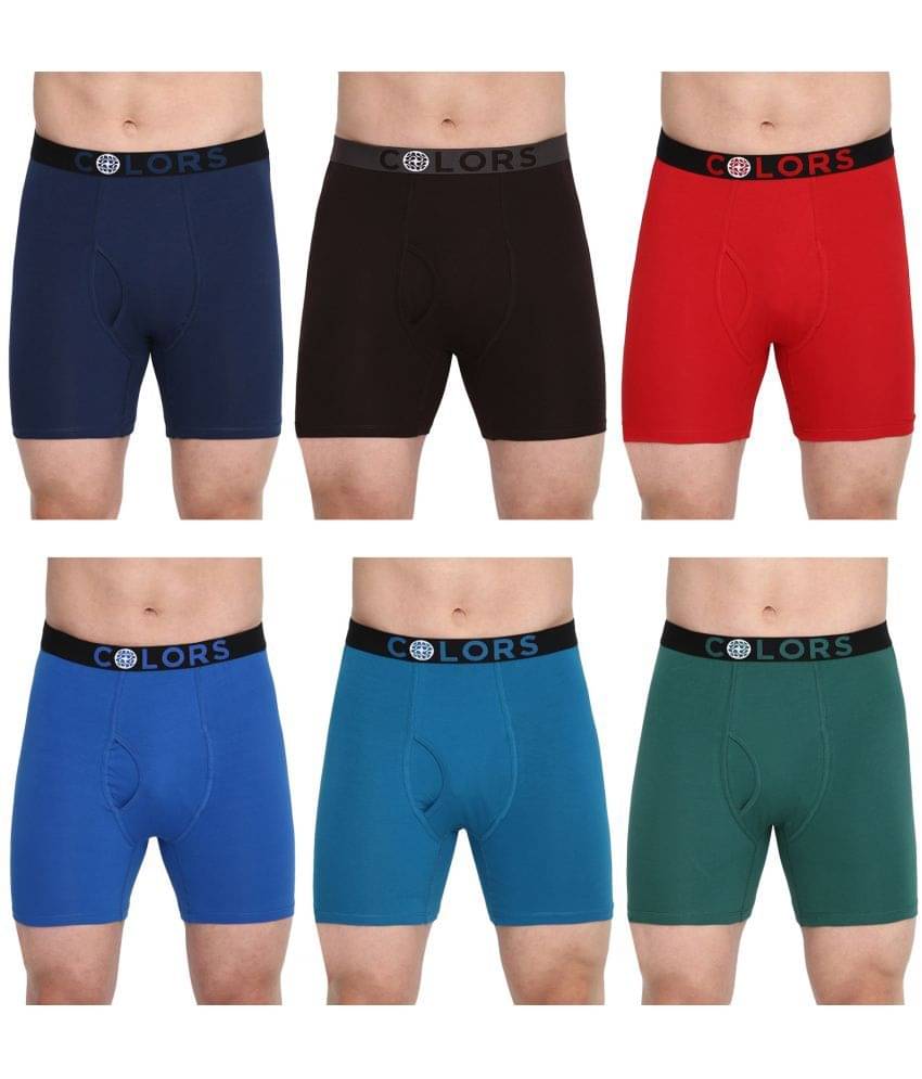 COLORS by Rupa Frontline Multicolor Cotton Men's Briefs ( Pack of 6 ) COLORS by Rupa Frontline Multicolor Cotton Men's Briefs ( Pack of 6 )