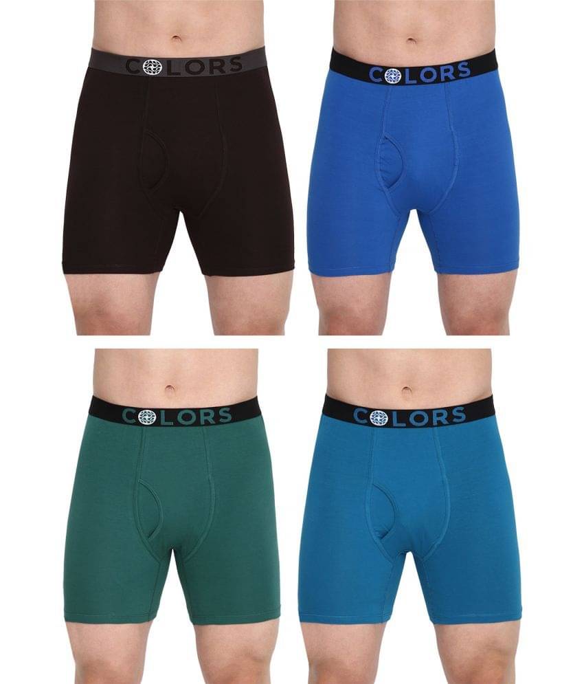 COLORS by Rupa Frontline Multicolor Cotton Men's Briefs ( Pack of 4 ) COLORS by Rupa Frontline Multicolor Cotton Men's Briefs ( Pack of 4 )