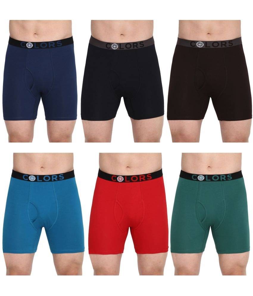 COLORS by Rupa Frontline Multicolor Cotton Men's Briefs ( Pack of 6 ) COLORS by Rupa Frontline Multicolor Cotton Men's Briefs ( Pack of 6 )