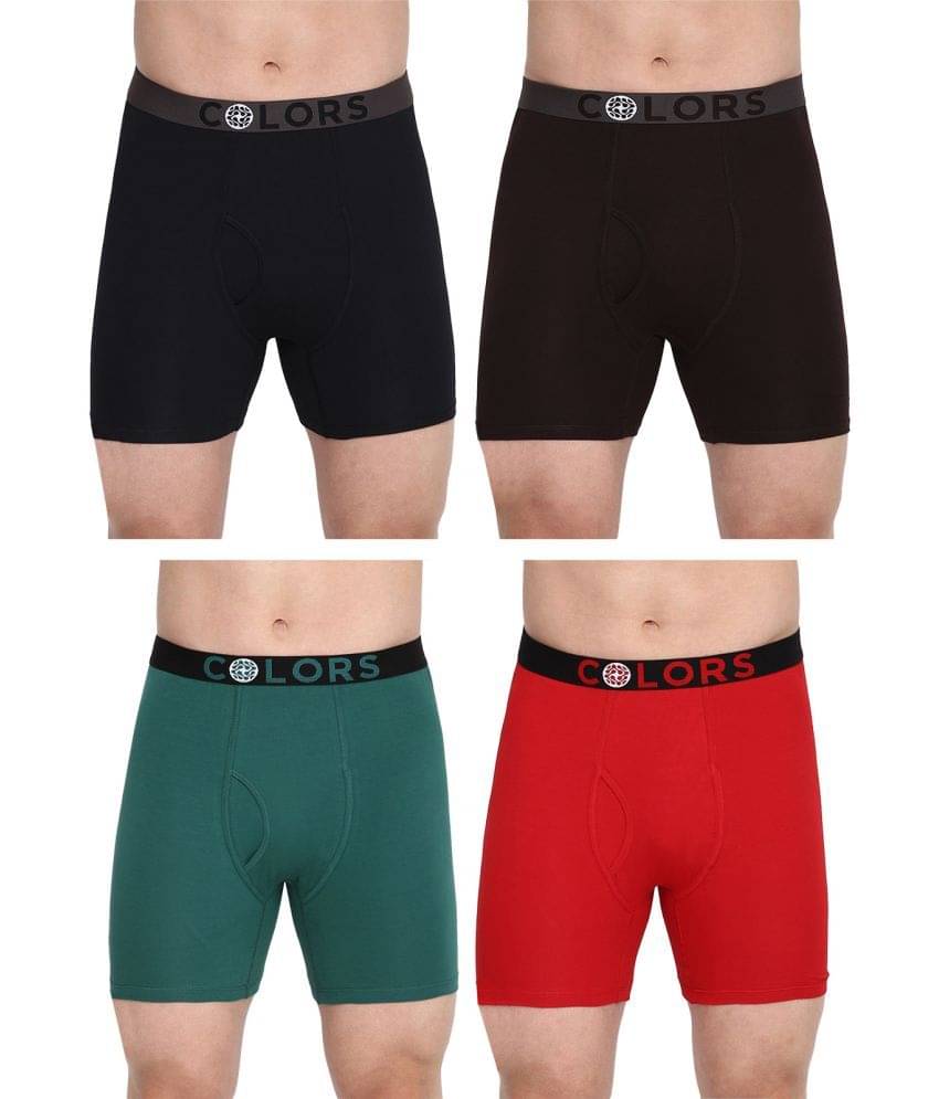 COLORS by Rupa Frontline Multicolor Cotton Men's Briefs ( Pack of 4 ) COLORS by Rupa Frontline Multicolor Cotton Men's Briefs ( Pack of 4 )