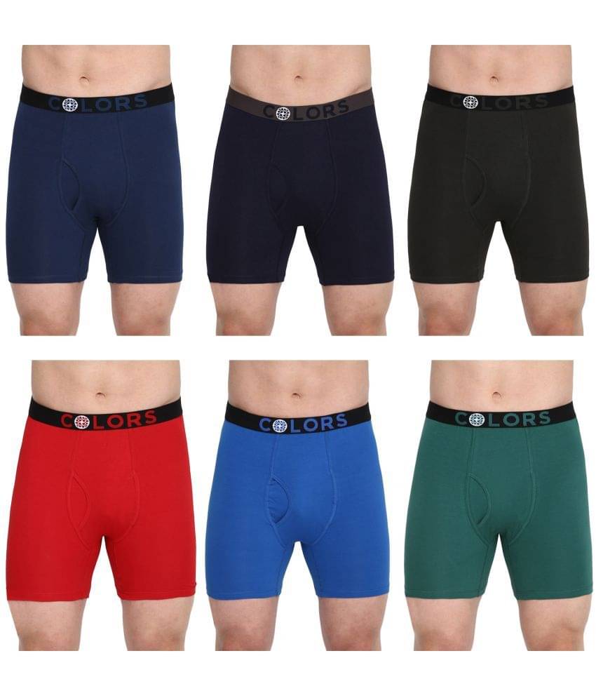 COLORS by Rupa Frontline Multicolor Cotton Men's Briefs ( Pack of 6 ) COLORS by Rupa Frontline Multicolor Cotton Men's Briefs ( Pack of 6 )