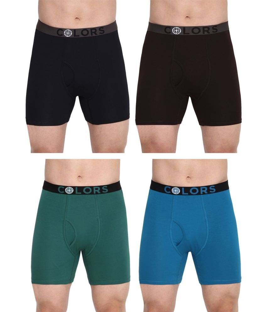     			COLORS by Rupa Frontline Multicolor Cotton Men's Briefs ( Pack of 4 )