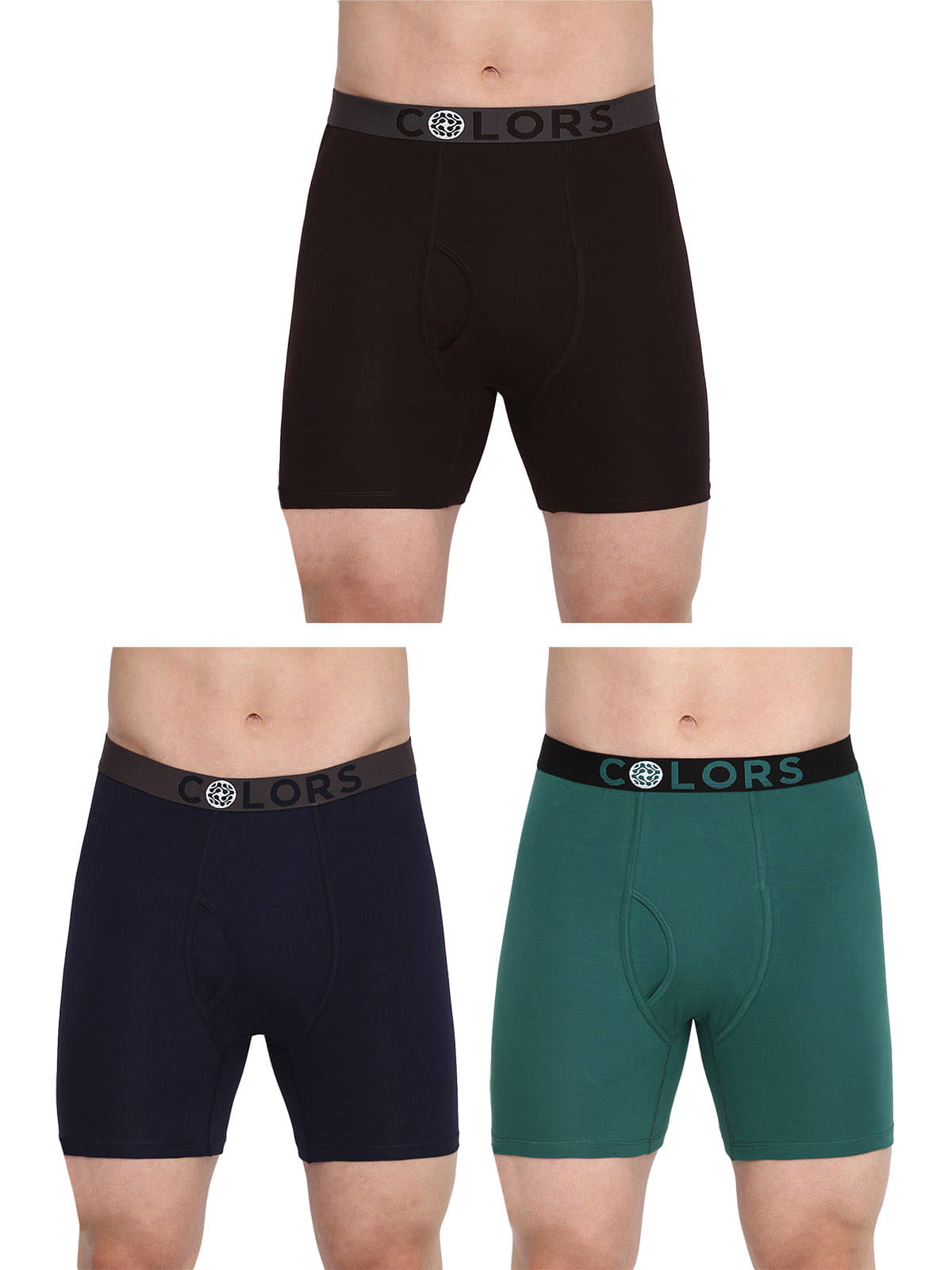     			COLORS by Rupa Frontline Multicolor Cotton Men's Briefs ( Pack of 3 )