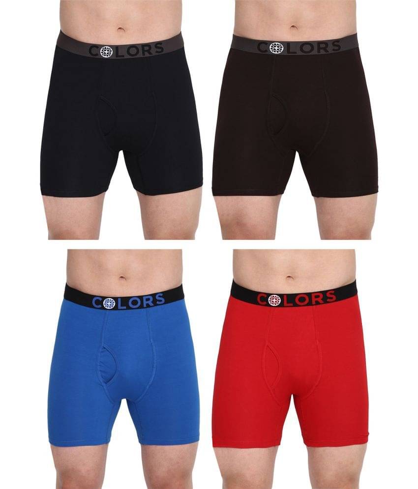 COLORS by Rupa Frontline Multicolor Cotton Men's Briefs ( Pack of 4 )     			COLORS by Rupa Frontline Multicolor Cotton Men's Briefs ( Pack of 4 )