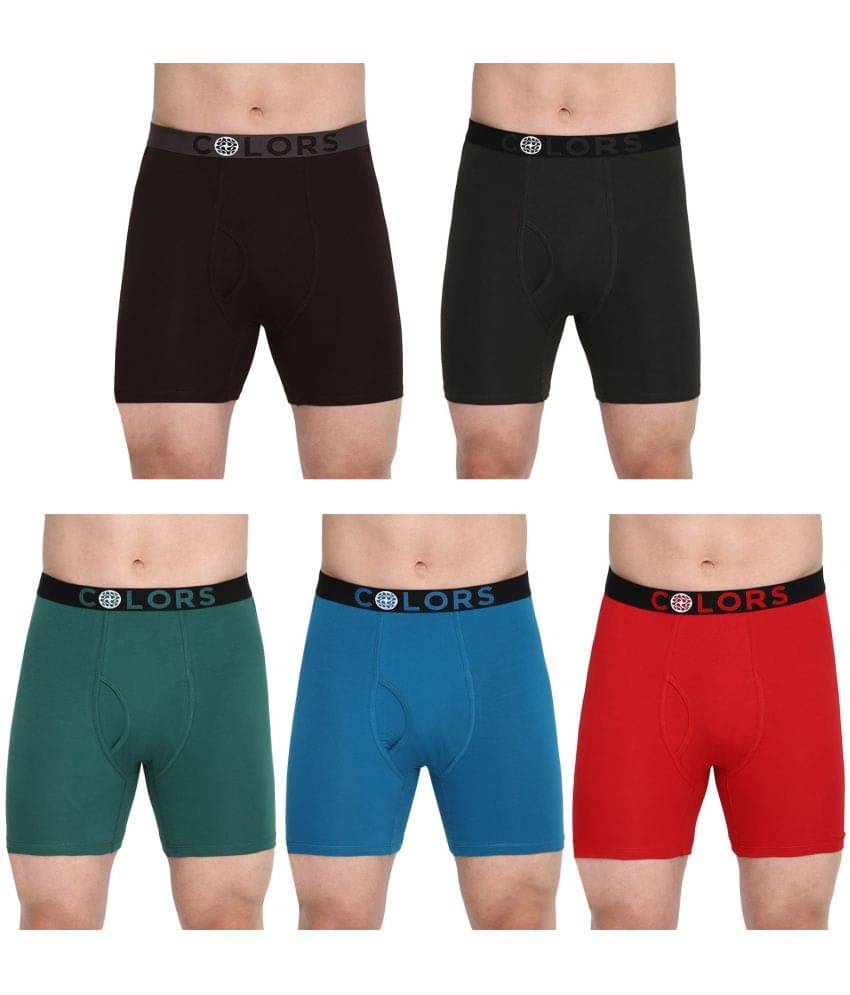     			COLORS by Rupa Frontline Multicolor Cotton Men's Briefs ( Pack of 5 )
